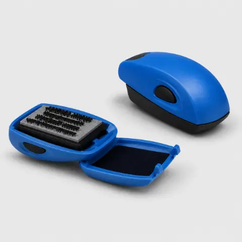 Sello automático de bolsillo estilo mouse, rectangular, tamaño 38mm x 14mm